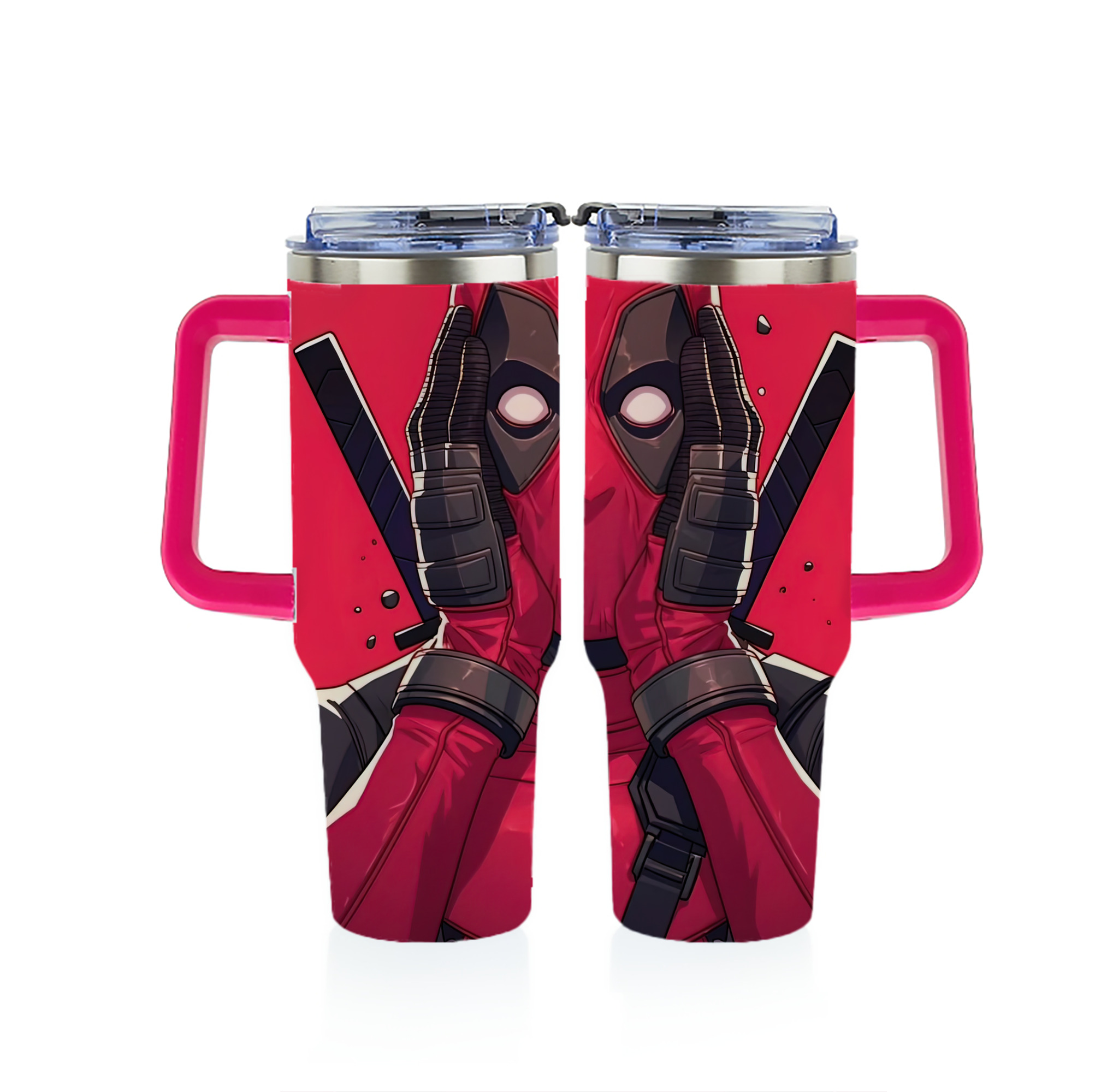（画像用） Deadpool デッドプール 1200ｍLフルプリント車用タンブラー